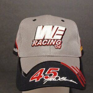 WE Racing 2004 Werner Electric #45 Black Red Gray Strap Back Hat Cap